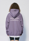 セイントペイン(SAINTPAIN) SP OUTLINE LOGO HOOD-PURPLE