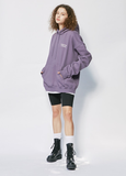 セイントペイン(SAINTPAIN) SP OUTLINE LOGO HOOD-PURPLE