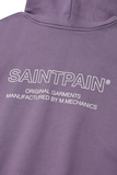 セイントペイン(SAINTPAIN) SP OUTLINE LOGO HOOD-PURPLE