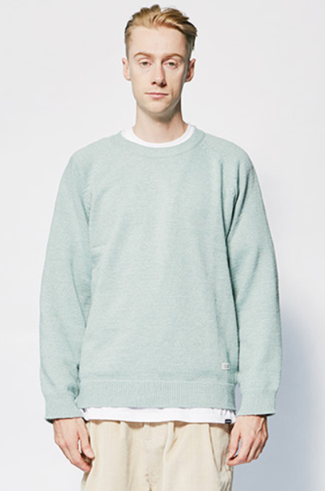 セイントペイン(SAINTPAIN) SP FINE WOOL LOOSE FIT KNIT-MINT