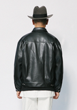 セイントペイン(SAINTPAIN) SP VEGAN LEATHER OVERSIZE TRUCKER JACKET