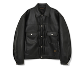 セイントペイン(SAINTPAIN) SP VEGAN LEATHER OVERSIZE TRUCKER JACKET