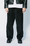 セイントペイン(SAINTPAIN)  SP TWO TUCK WIDE CORDUROY PANTS-BLACK