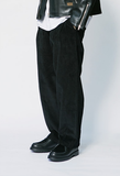 セイントペイン(SAINTPAIN)  SP TWO TUCK WIDE CORDUROY PANTS-BLACK