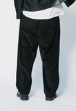 セイントペイン(SAINTPAIN)  SP TWO TUCK WIDE CORDUROY PANTS-BLACK