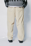 セイントペイン(SAINTPAIN)  SP TWO TUCK WIDE CORDUROY PANTS-IVORY