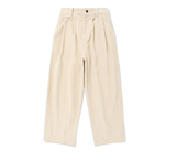 セイントペイン(SAINTPAIN)  SP TWO TUCK WIDE CORDUROY PANTS-IVORY