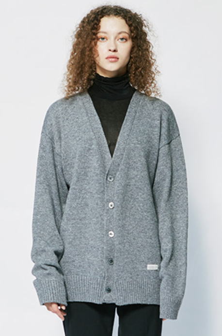 セイントペイン(SAINTPAIN) SP FINE WOOL LOOSE FIT CARDIGAN-GRAY