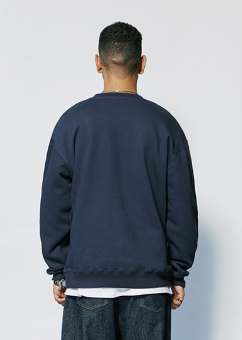 セイントペイン(SAINTPAIN) SP HEART OF MARY CREWNECK-NAVY