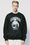 セイントペイン(SAINTPAIN) SP SACRED HEART CREWNECK-BLACK