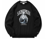 セイントペイン(SAINTPAIN) SP SACRED HEART CREWNECK-BLACK