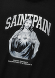 セイントペイン(SAINTPAIN) SP SACRED HEART CREWNECK-BLACK