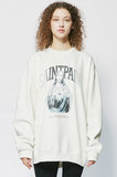 セイントペイン(SAINTPAIN) SP SACRED HEART CREWNECK-CREAM