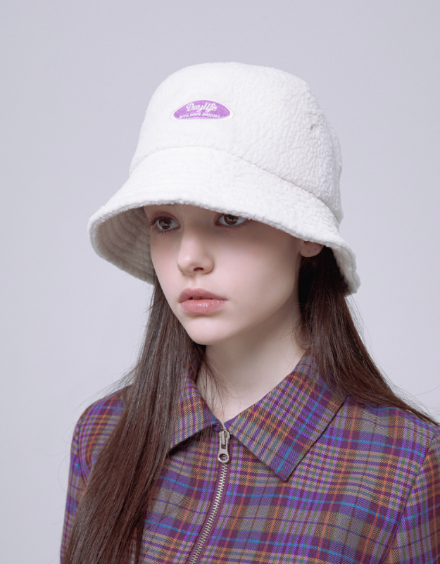 デイライフ(Daylife)  Daylife Fleece Bucket Hat (Ivory)