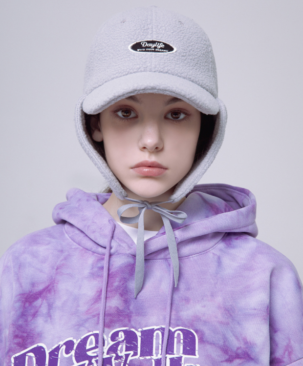 デイライフ(Daylife)  DAYLIFE BOA FLEECE TROOPER HAT (GRAY)