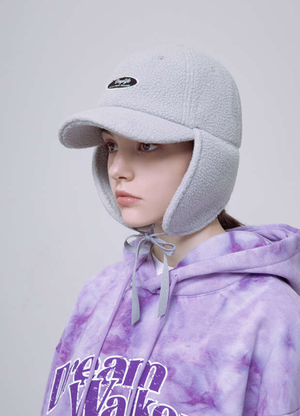 デイライフ(Daylife)  DAYLIFE BOA FLEECE TROOPER HAT (GRAY)