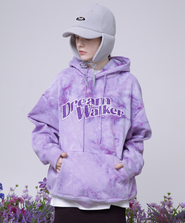 デイライフ(Daylife)  DAYLIFE DREAMWALKER HOODIE (PURPLE)