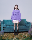 デイライフ(Daylife)  DAYLIFE RABBIT DREAM SWEATSHIRT (PURPLE)