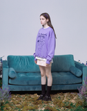 デイライフ(Daylife)  DAYLIFE RABBIT DREAM SWEATSHIRT (PURPLE)