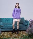 デイライフ(Daylife)  DAYLIFE RABBIT DREAM SWEATSHIRT (PURPLE)