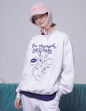 デイライフ(Daylife)  DAYLIFE RABBIT DREAM SWEATSHIRT (GRAY)