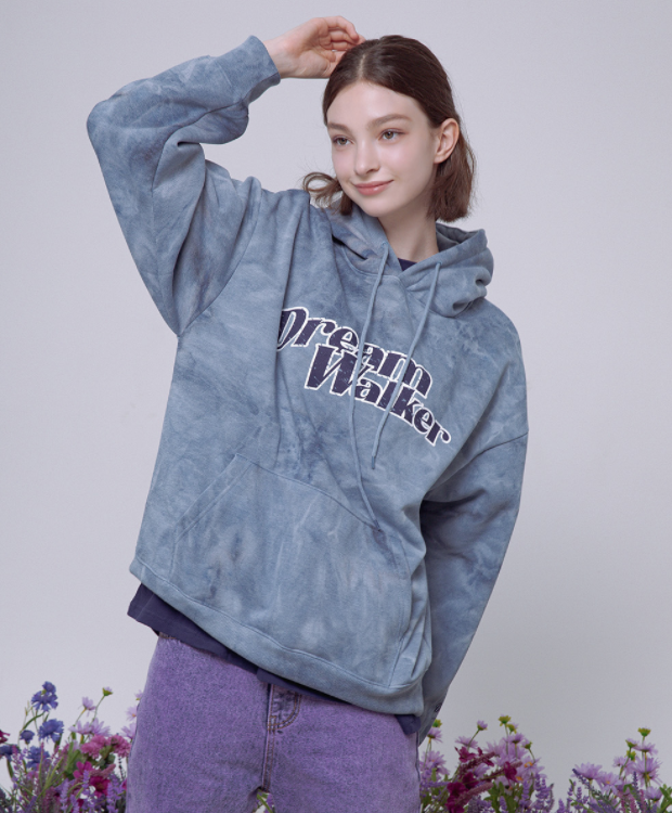 デイライフ(Daylife)  DAYLIFE DREAM WALKER HOODIE (BLUE)