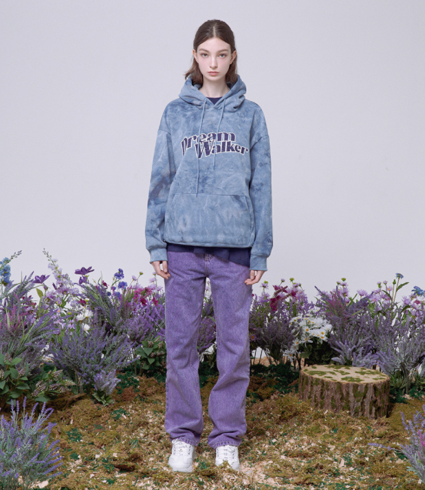 デイライフ(Daylife)  DAYLIFE DREAM WALKER HOODIE (BLUE)