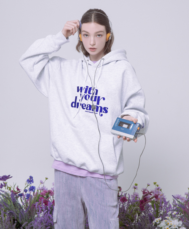 デイライフ(Daylife)  DAYLIFE YOUR DREAM HOOD (GRAY)