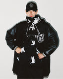 アジョバイアジョ(AJOBYAJO)  (20) Slogan Muffler [Black]