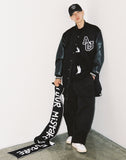 アジョバイアジョ(AJOBYAJO)  (20) Slogan Muffler [Black]