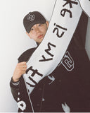 アジョバイアジョ(AJOBYAJO)  (20) Slogan Muffler [Black]