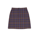 デイライフ(Daylife)  DAYLIFE CHECK MINI SKIRT (PURPLE)