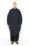 アジョバイアジョ(AJOBYAJO) Plain Padded Long Jacket [Navy]