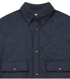 アジョバイアジョ(AJOBYAJO) Plain Padded Long Jacket [Navy]