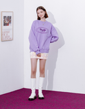 デイライフ(Daylife)  Daylife Logo Sweatshirt (Purple)