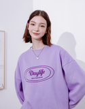デイライフ(Daylife)  Daylife Logo Sweatshirt (Purple)