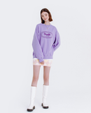 デイライフ(Daylife)  Daylife Logo Sweatshirt (Purple)