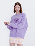 デイライフ(Daylife)  Daylife Logo Sweatshirt (Purple)