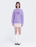 デイライフ(Daylife)  Daylife Logo Sweatshirt (Purple)