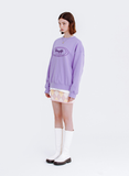 デイライフ(Daylife)  Daylife Logo Sweatshirt (Purple)