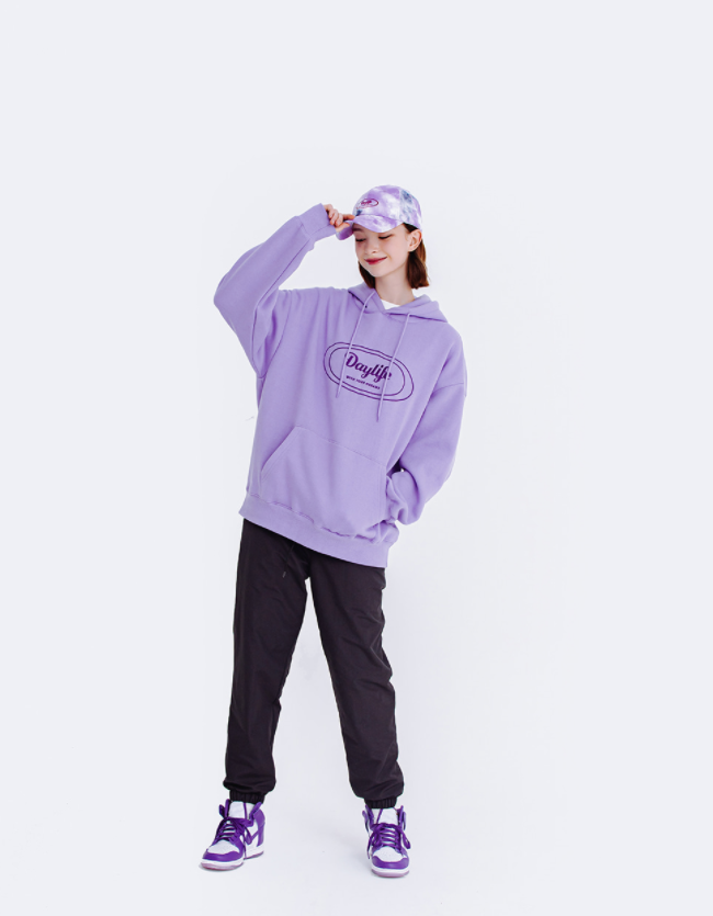 デイライフ(Daylife) DAYLIFE LOGO HOODIE (PURPLE) – UNDERSTUDY CLUB