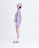 デイライフ(Daylife)  DAYLIFE FLEECE HIGH NECK ZIP-UP (PURPLE)