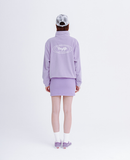 デイライフ(Daylife)  DAYLIFE FLEECE HIGH NECK ZIP-UP (PURPLE)