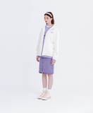 デイライフ(Daylife)  DAYLIFE FLEECE HIGH NECK ZIP-UP (IVORY)