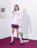 デイライフ(Daylife)  DAYLIFE TIE-DIE LONG SLEEVE (PINK)