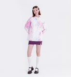 デイライフ(Daylife)  DAYLIFE TIE-DIE LONG SLEEVE (PINK)