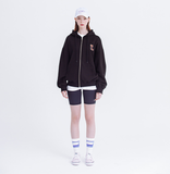 デイライフ(Daylife)  DAYLIFE RATTHER PANDA HOOD ZIP-UP (BLACK)