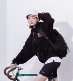 デイライフ(Daylife)  DAYLIFE RATTHER PANDA HOOD ZIP-UP (BLACK)