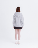 デイライフ(Daylife)  DAYLIFE RATTHER PANDA HOOD ZIP-UP (GRAY)