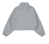 デイライフ(Daylife)  DAYLIFE WARM-UP CROP JACKET (GRAY)